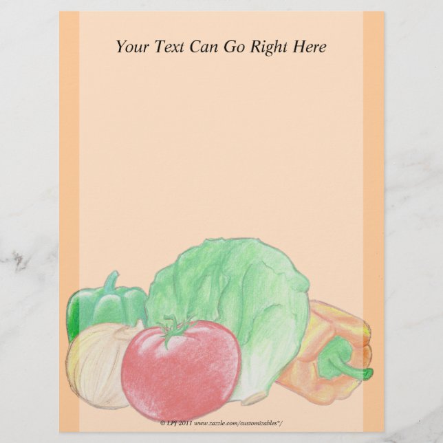 Fresh Produce Letterhead Stationery (Front)