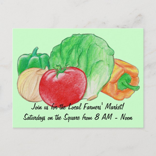 Fresh Produce Postcard (Front)