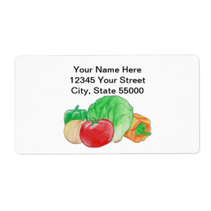 Fresh Produce Shipping Labels
