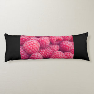 Fresh raspberries body cushion