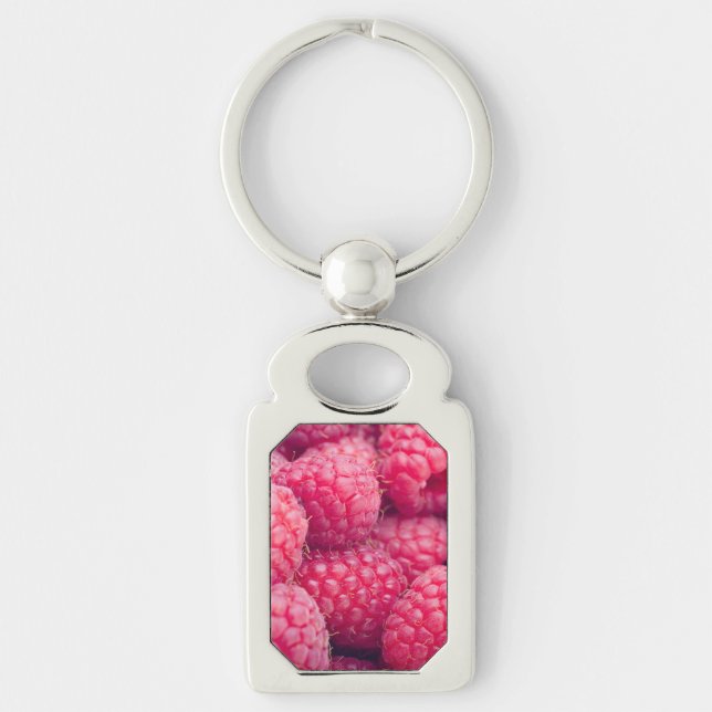 Fresh raspberries key ring (Front)