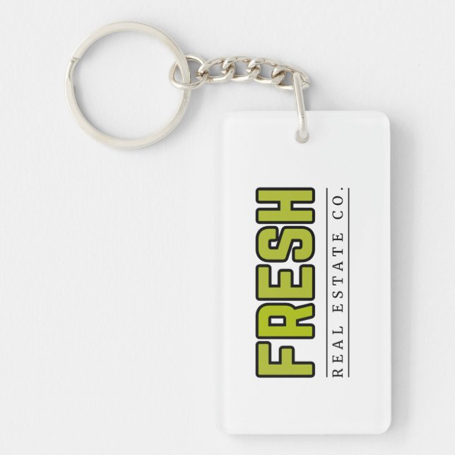 FRESH rectangle keychain (Front)