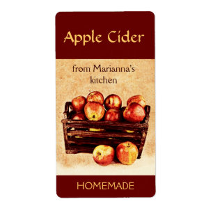 Fresh red apples in a basket apple cider