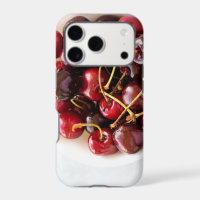 Fresh Red Cherries in a Bowl Photograph