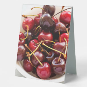 Fresh Red Cherries in a Bowl Photograph