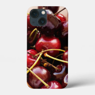Fresh Red Cherries in a Bowl Photograph iPhone 13 Mini Case
