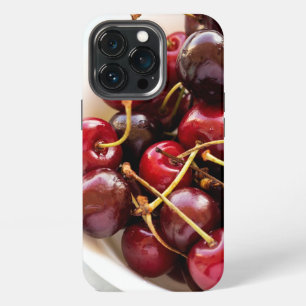 Fresh Red Cherries in a Bowl Photograph iPhone 13 Pro Case