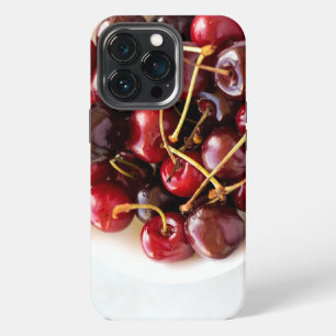 Fresh Red Cherries in a Bowl Photograph iPhone 13 Pro Case