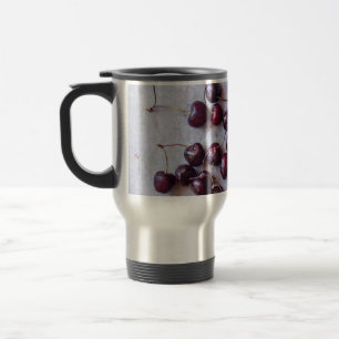 Fresh Red Cherries Photograph Travel Mug