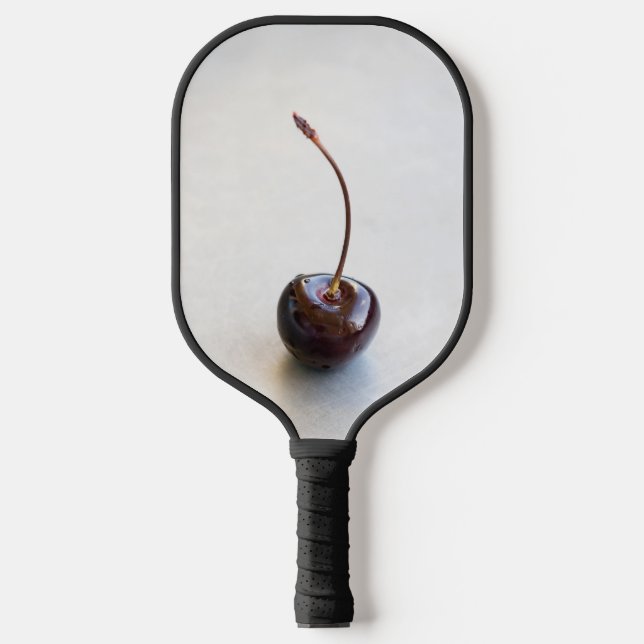 Fresh Red Cherry Photography Pickleball Paddle (Front)