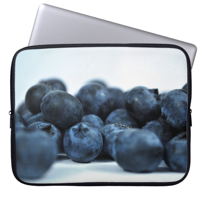 Fresh Ripe Blueberries Laptop Sleeve (Front)