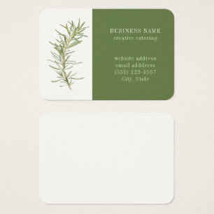 FRESH ROSEMARY 3.5x2.5 Business Card II