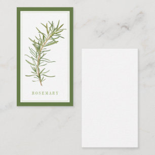 FRESH ROSEMARY 3.5x2 Flat Card / Green