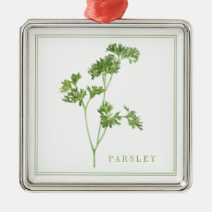 FRESH ROSEMARY Premium Square Ornament