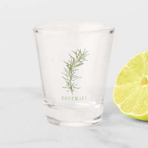 FRESH ROSEMARY Shot Glass