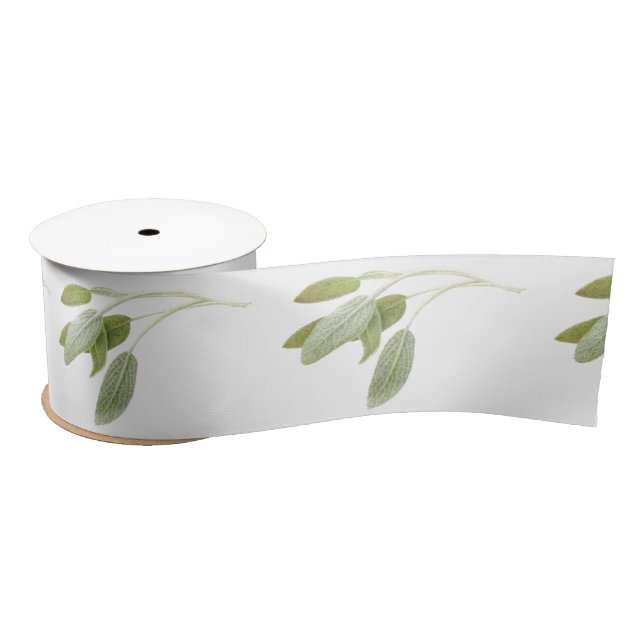 FRESH SAGE 3" Wide Satin Ribbon (Spool)