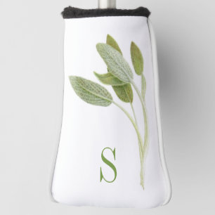 FRESH SAGE Golf Putter Cover + Initial
