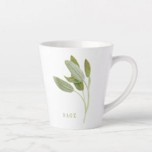 FRESH SAGE Latte Mug