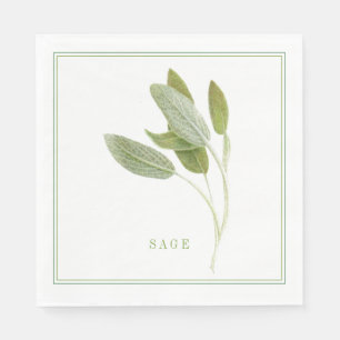 FRESH SAGE Standard Luncheon Paper Napkins
