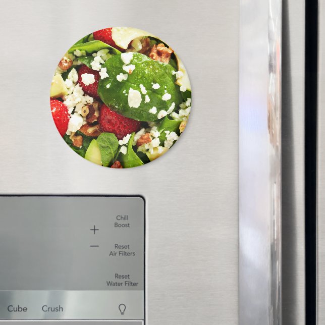 Fresh Salad With Spinach, Avacado & Strawberry Magnet (In Situ (Fridge))