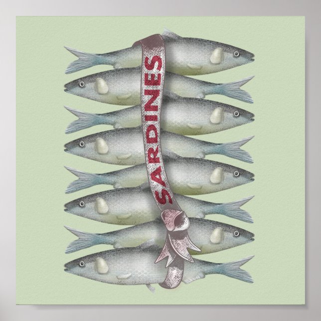 Fresh Sardines Poster (Front)