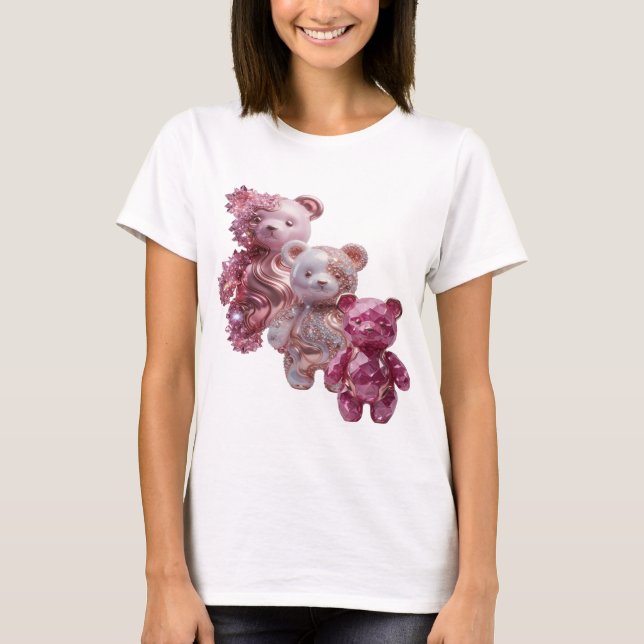 Fresh Silver ABSTRACT ART Abstract Design T-Shirt (Front)