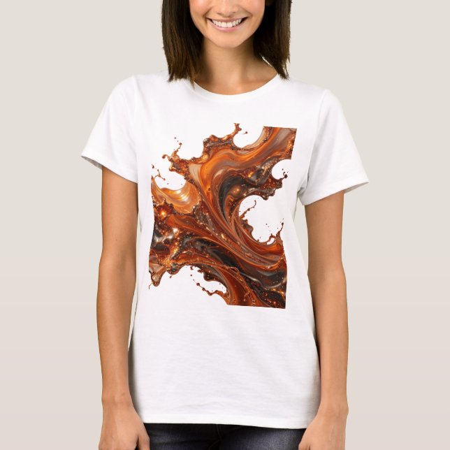 Fresh Silver CHOCOLATE SPLASH Tee (Front)