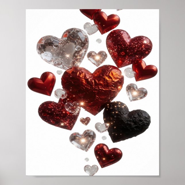 Fresh Silver HEARTS IN SPACE Poster (Front)