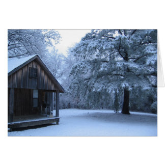 FRESH SNOW IN RURAL ARKANSAS