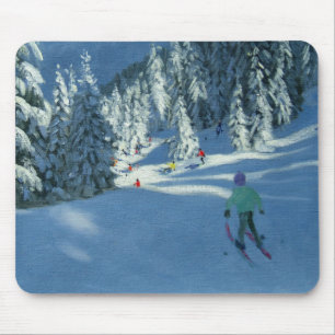 Fresh Snow Morzine France Mouse Mat