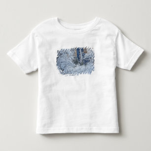 Fresh snowfall in the trees below Bridalveil Toddler T-Shirt