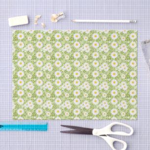Fresh Spring Daisy Vector Art Tissue Paper