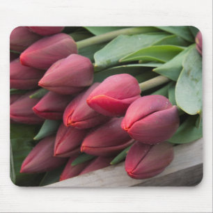 Fresh Spring Tulips Mouse Mat
