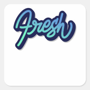 Fresh Square Sticker