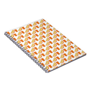 Fresh Squeezed OJ Orange Juice Citrus Fruit Slice Notebook