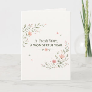 Fresh Start Teacher Card New School Year Gift