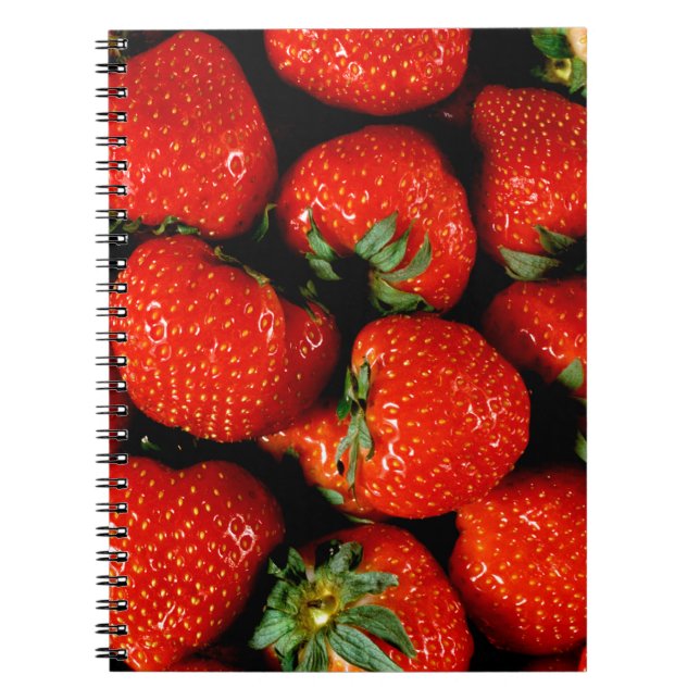 Fresh Strawberries Notebook (Front)