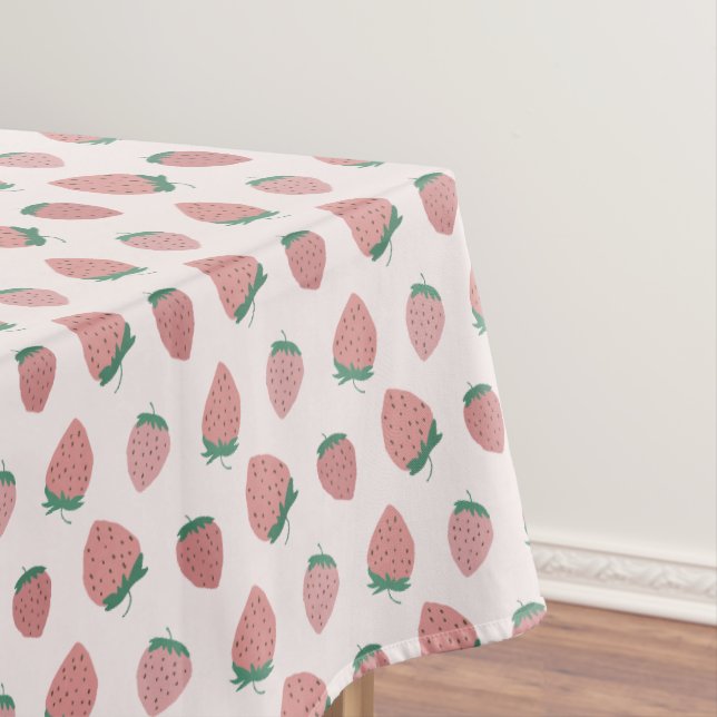 Fresh Strawberries pattern Tablecloth (In Situ)