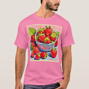 Fresh Strawberry Bowl T-Shirt