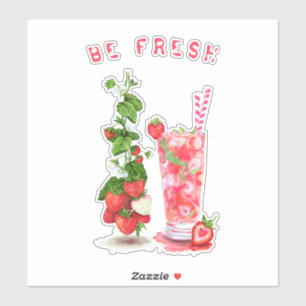 Fresh Strawberry Juice Cool Drink - Summer Fruits 