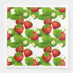Fresh Strawberry Napkin