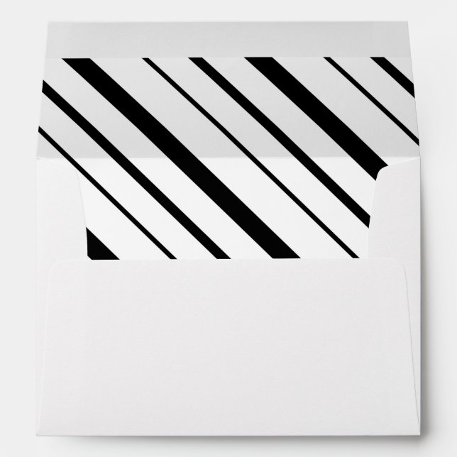 Fresh Stripes Pre-Addressed Envelopes (Back (Bottom))