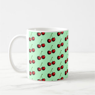 Fresh Sweet Cherries - Choose / Add Colours - Tast Coffee Mug