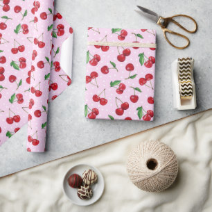 Fresh Sweet Cherries Wrapping Paper