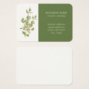 FRESH THYME 3.5x2.5 Business Card II