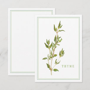 FRESH THYME 3.5x5 Flat Card