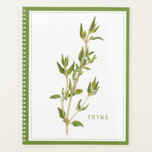 FRESH THYME 8.5x11 Planner / Green