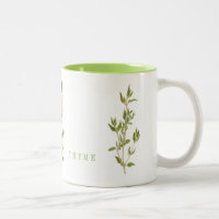 FRESH THYME Lime Two-Tone Mug