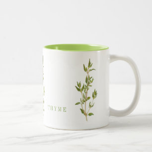 FRESH THYME Lime Two-Tone Mug
