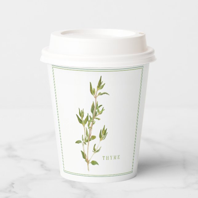 FRESH THYME Paper Cups (Front)